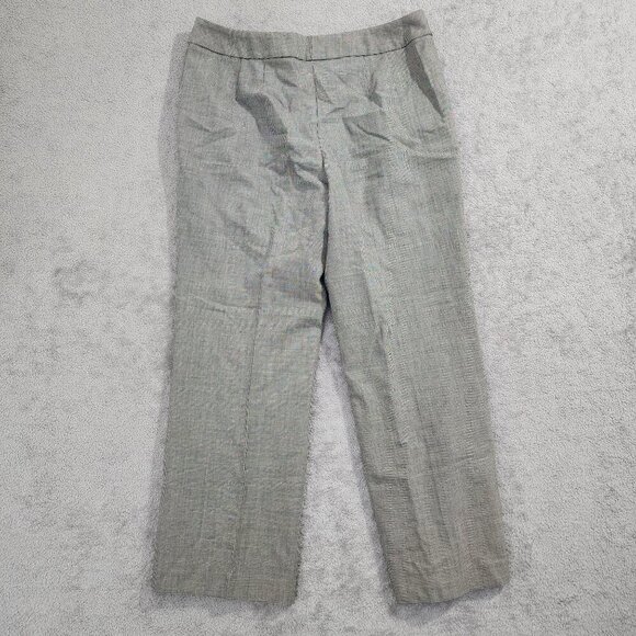 Talbots Womens 14P Stretch Wool Blend Dress Pants Houndstooth Pattern  JCT - Picture 2 of 8